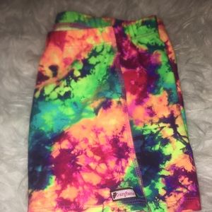 Tie dye Spandex Shorts